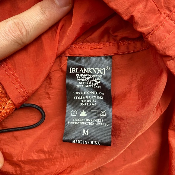 Blank NYC | Windbreaker Hooded Jacket - Picture 4 of 5